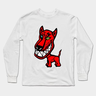 Smiling Dog Long Sleeve T-Shirt